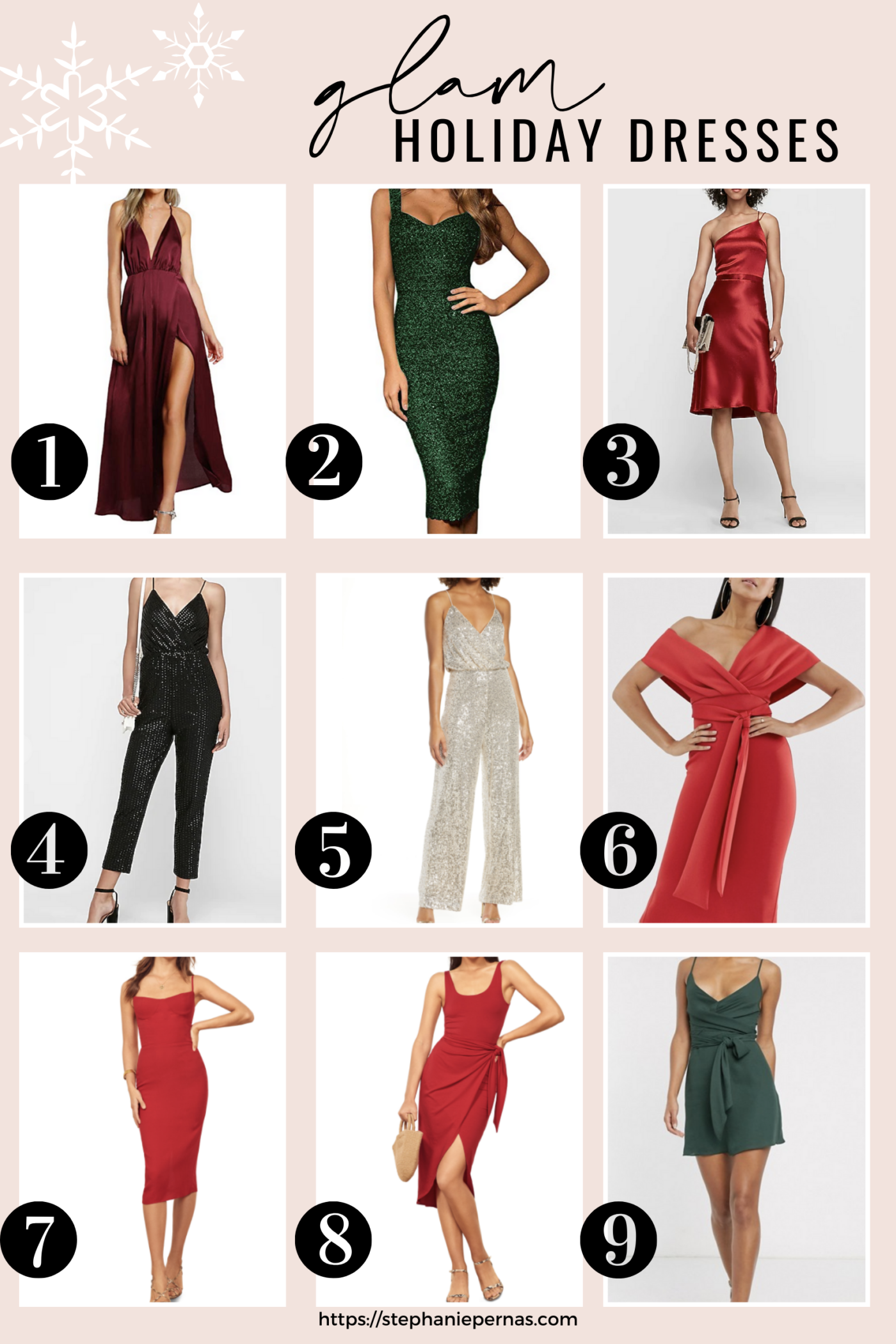 Pretty Holiday Party Dresses - Christmas Dresses + Holiday Outfit Ideas