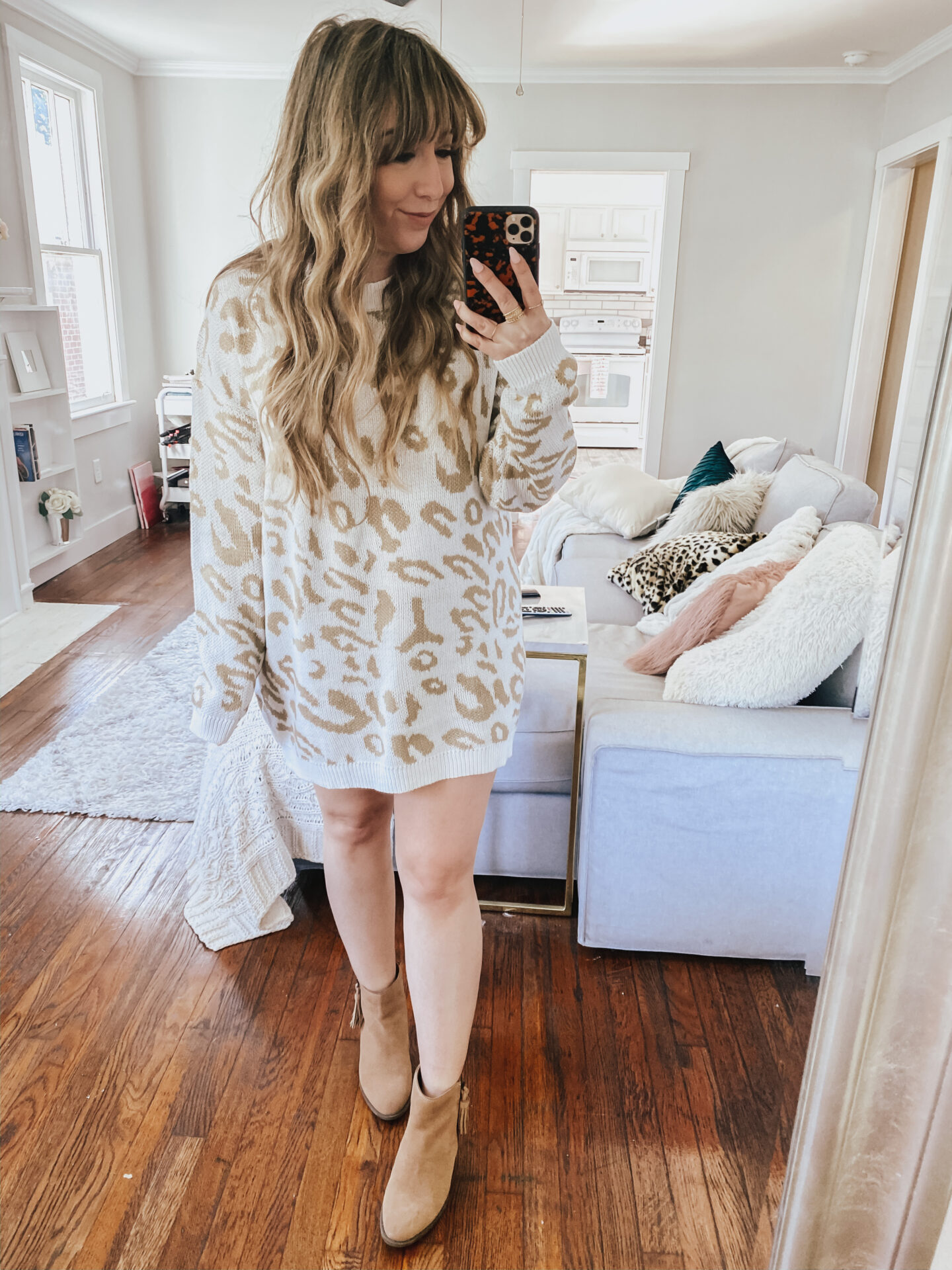 Amazon leopard sweaterdress