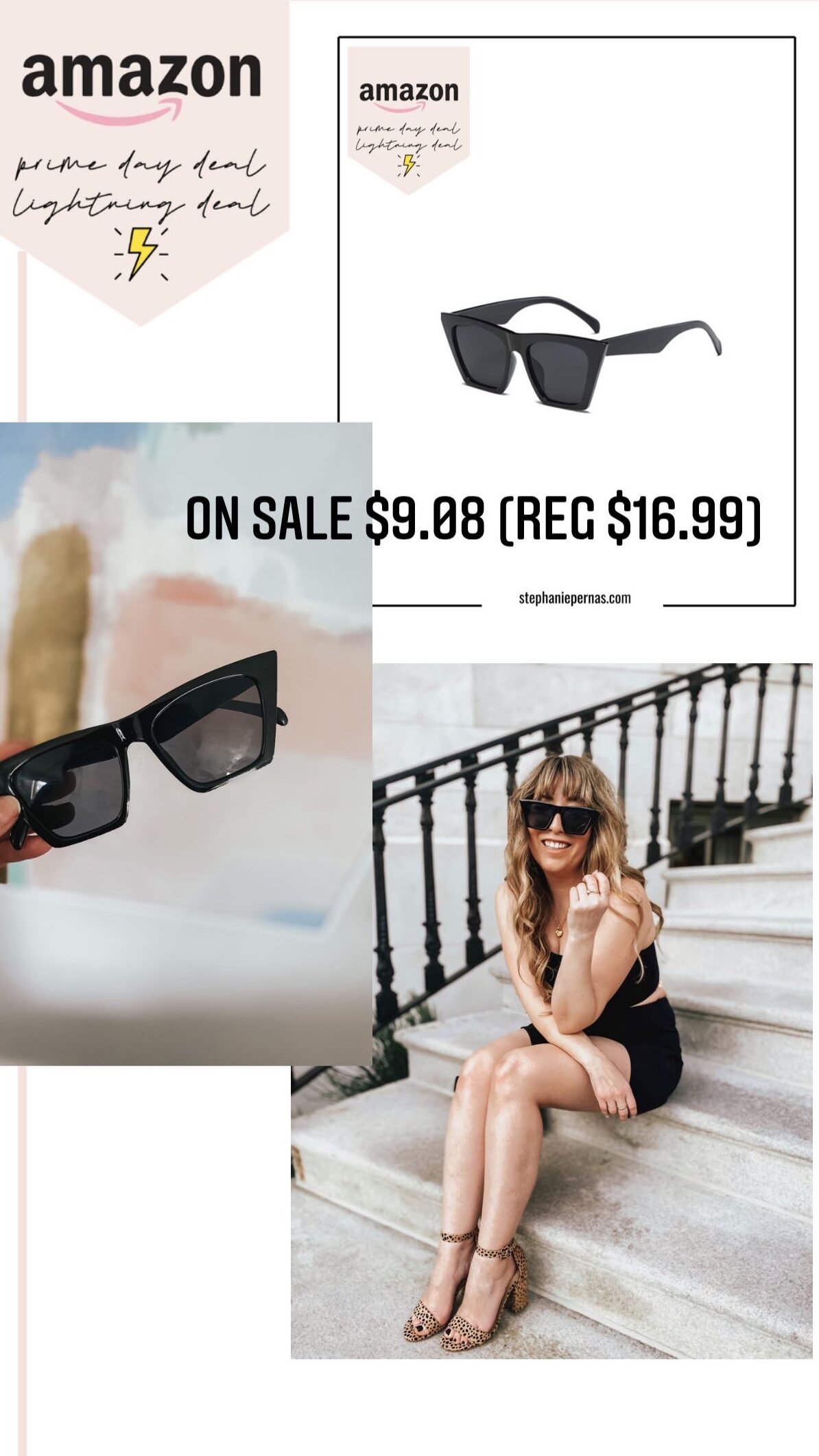 Amazon Prime Day Lightning Deals - Rectangular Sunglasses