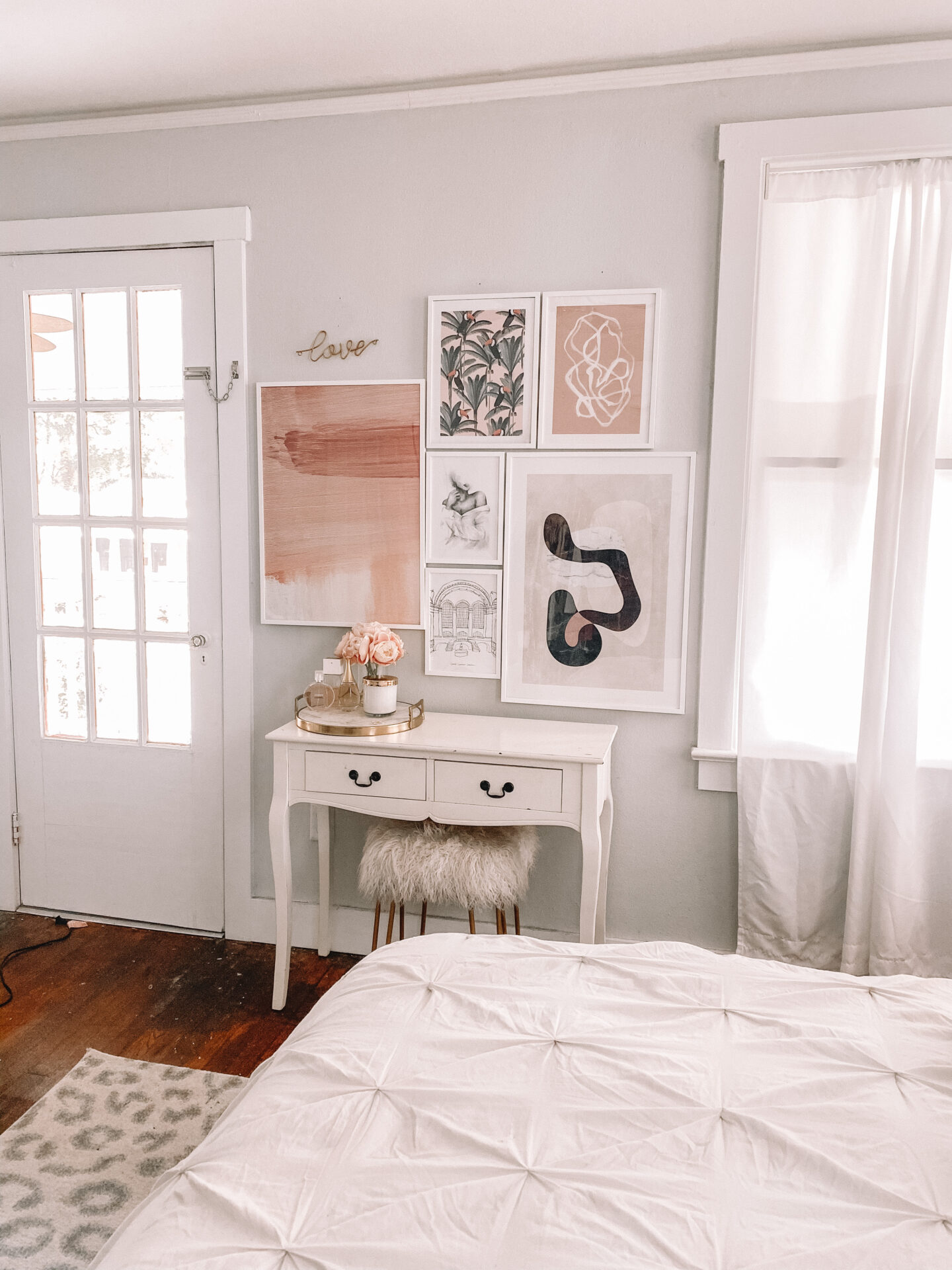 Blush Pink Gallery Wall