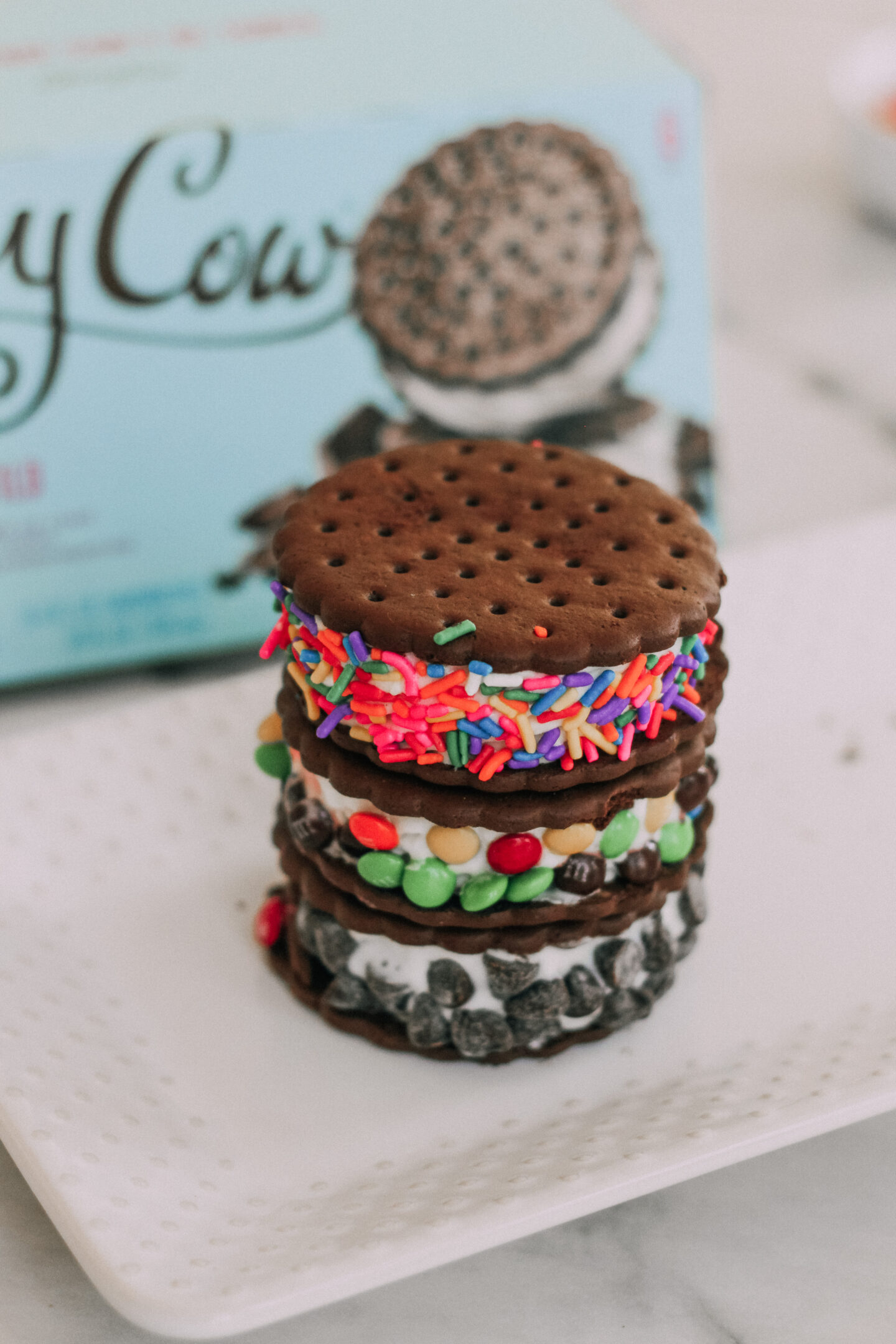 Skinny Cow Vanilla Gone Wild Ice Cream Sandwiches - my favorite sweet treat