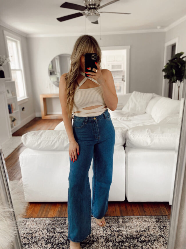 Zaful-knit-top-crossed-Solyhux-jeans