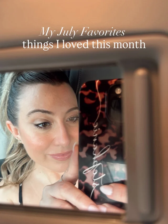 Sharing some little odds and ends I am loving this month 🤍 A little of this, a little of that, these are the things I can’t get enough of. All linked on my ShopMy! Comment FAVES and I’ll DM you links! Would love to know some of your July faves, drop them in the comments. 

#favoritethings #abercrombiestyle #dolcevita #fashionfavorites #phlur #oneskin #amazonfashion #alo #lifestylecreator #fashioncreator #savannahinfluencers #fashioninfluencers